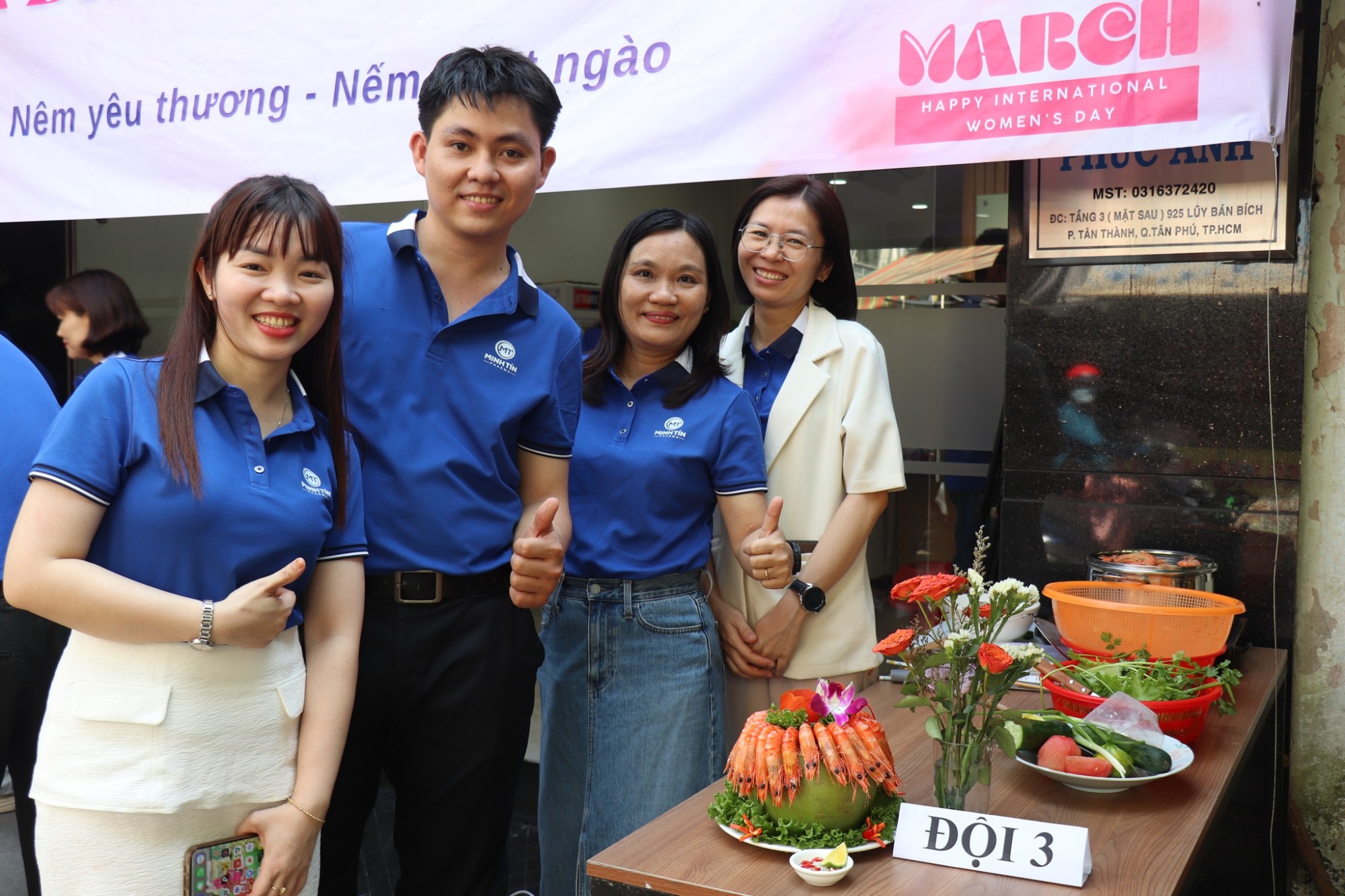 HỘI THI VUA ĐẦU BẾP MINH TÍN - CHÚC MỪNG NGÀY QUỐC TẾ PHỤ NỮ 8/3